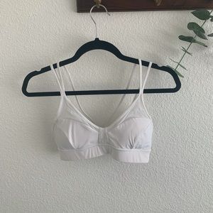 Lululemon white anew sports bra